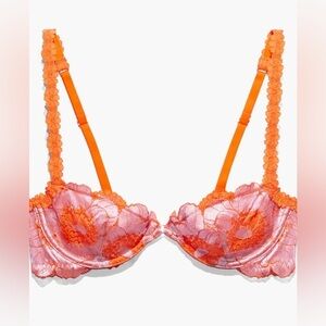 Savage x Fenty PERFECT POPPIES UNLINED LACE DEMI BRA